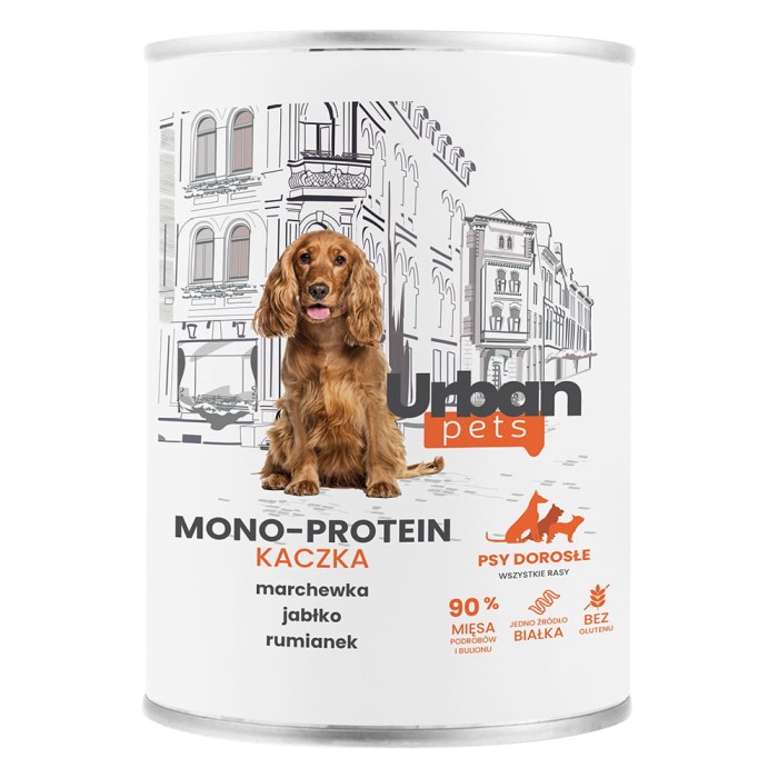 Over Zoo Urban Pets Karma dla psa Mono protein kaczka 400 g