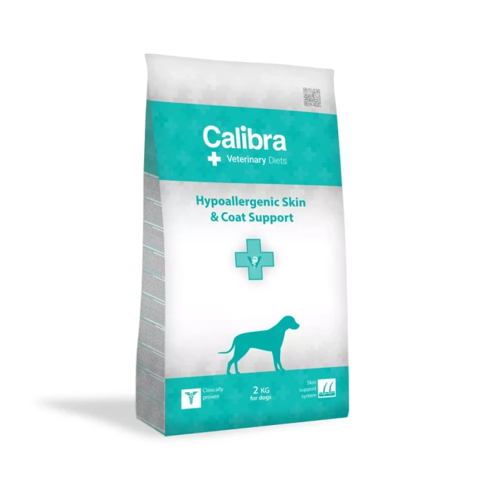 Calibra karma sucha weterynaryjna dla psa Hypoallergenic Skin&Coat 2 kg