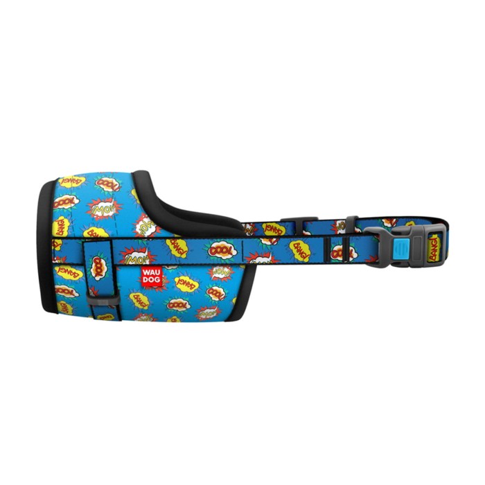 Collar Kolorowy Kaganiec weterynaryjny dla psa wzór Wow