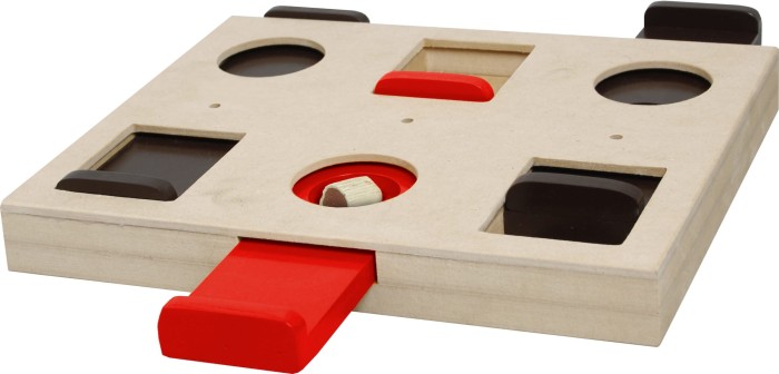 Flamingo Zabawka interaktywna dla psa Diana. Materiał: płyta MDF. Zabawka zapewnia Twojemu zwierzakowi stymulację umysłową. Antypoślizgowa