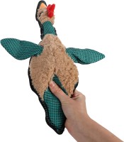 Flamingo Zabawka dla psa Kaczka niebieska. Miękki plusz. W środku piszczałka. Skrzydła poruszają się, gdy ściskasz ciało zabawki_3