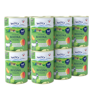 BALTICA Karma mokra dla psa Kozina z cielęciną 400 g 