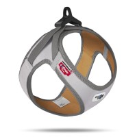 Curli Szelki dla psa Glow Clasp Reflective szare