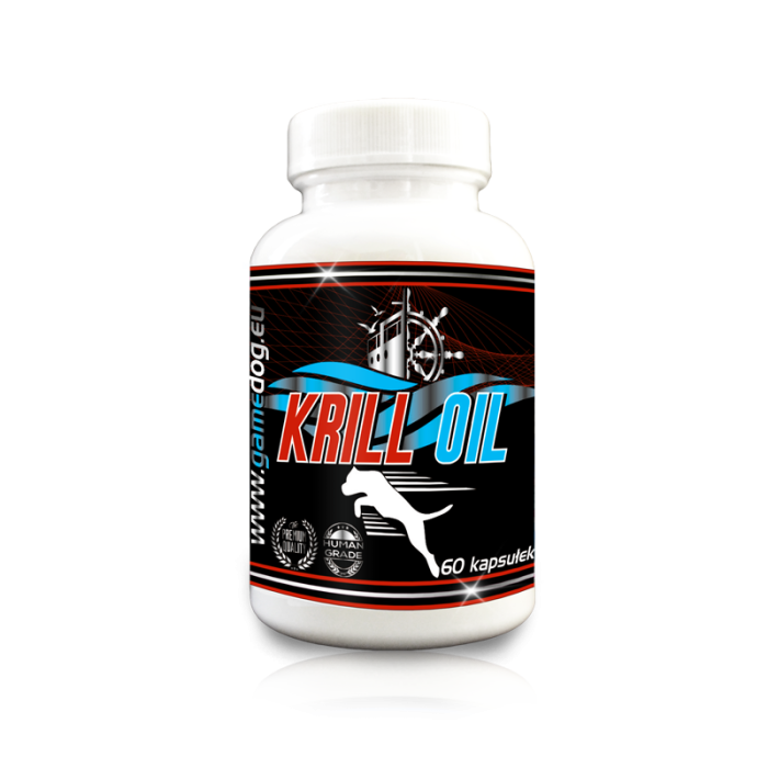 GAME DOG Suplement diety dla psa Krill Oil 60 kapsułek