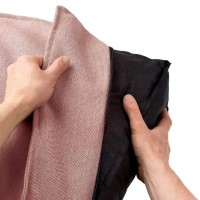 Hunter Materac dla psa Inari pastelowy czerwony L. Wygodna materac dla psa. Miękki w dotyku. Antypoślizgowy spód_3