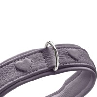 Hunter Obroża skórzana dla psa Soho X Love liliowa 3