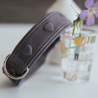 Hunter Obroża skórzana dla psa Soho X Love liliowa 8