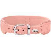 Hunter Obroża skórzana dla psa Soho X Love jasny róż 1