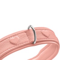 Hunter Obroża skórzana dla psa Soho X Love jasny róż 3