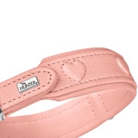 Hunter Obroża skórzana dla psa Soho X Love jasny róż 4