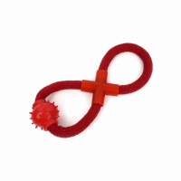 Spike by Zee Dog Zabawka dla psa Rope Infinity whit Ball 1
