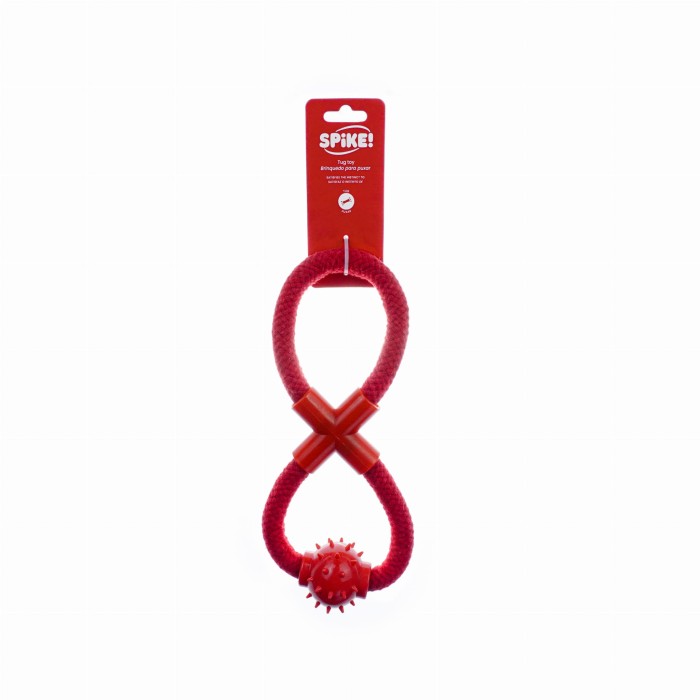 Spike by Zee Dog Zabawka dla psa Rope Infinity whit Ball