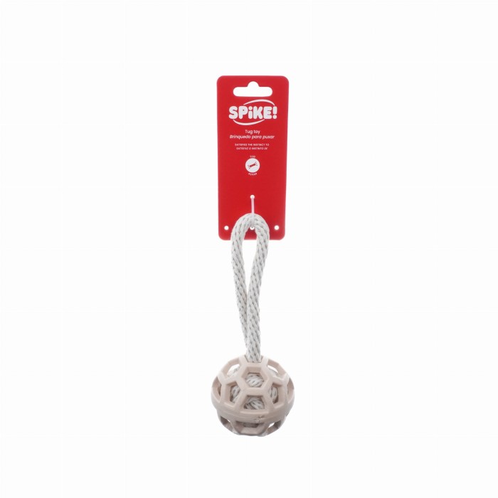 Spike by Zee Dog Zabawka dla psa Rope Natural Ball 2
