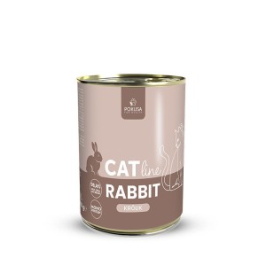 Pokusa CatLine - królik - karma mokra dla kotów dorosłych 400 g