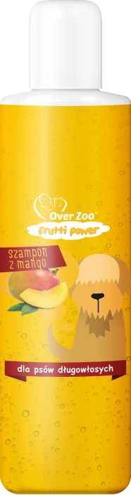 Over Zoo szampon dla psów długowłosych o zapachu mango 200 ml