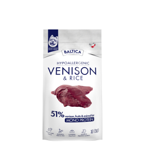 Baltica Karma sucha dla psa ADULT  Dziczyzna z ryżem S 3kg