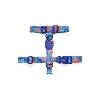 Zee Dog Szelki dla psa Glitch Error 404.Wykonane z poliestru teteronowego. Regulacja w obrębie klatki piersiowej oraz obręczy barkowej. Dwa d-ringi do podpięcia. Wielokolorowe. W typie guard