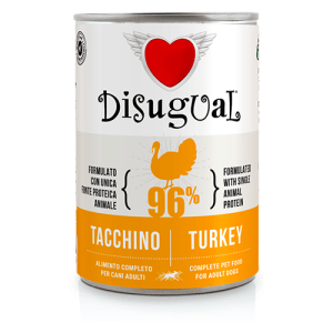 Disugual Karma mokra dla psa Monobiałkowa Indyk 400 g