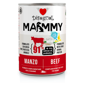  Disugual Karma mokra dla psa Monobiałkowa Wołowina dla suk ciężarnych  400 g