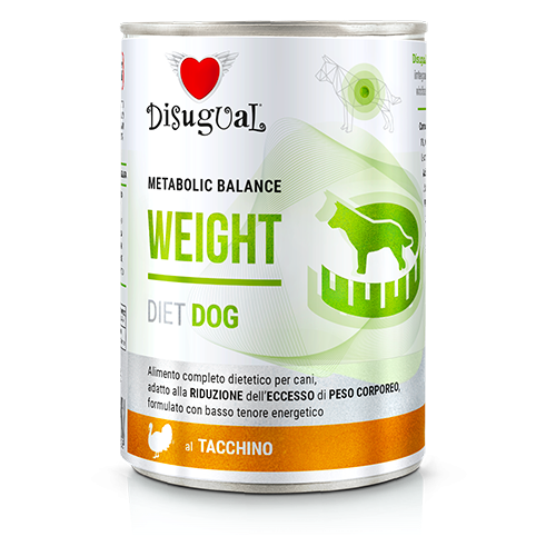 Disugual Karma mokra dla psa Weterynaryjna WEIGHT Indyk  400 g