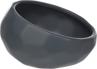 Flamingo Miska ceramiczna dla psa Unic granatowa. Wykonana z ceramiki. W nietypowym i oryginalnym kształcie. _2