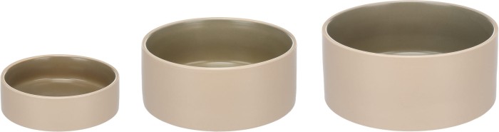 Flamingo Miska ceramiczna dla psa Anca beżowo-zielona. Wykonana została z glazurowanej ceramiki. Akcesorium jest nie tylko bardzo stylowe, ale i niezwykle komfortowe w użytkowaniu. Okrągła miska zapewnia wygodny dostęp do karmy lub wody.