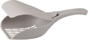Flamingo Zamykana łopatka do żwirku szara