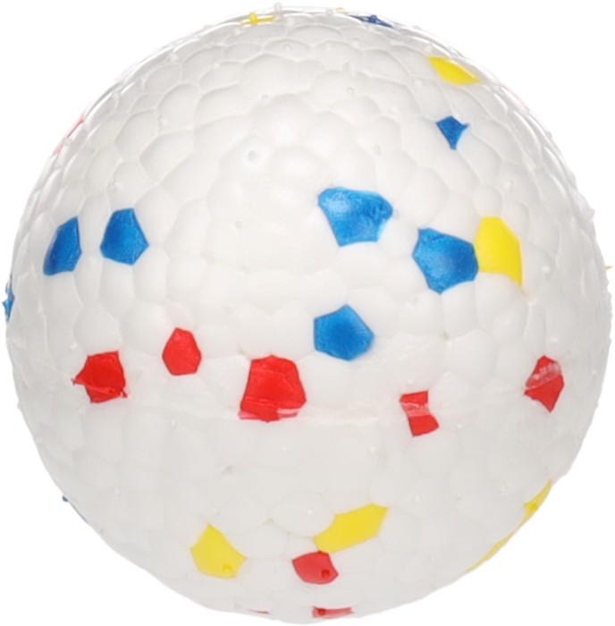 Flamingo Zabawka dla psa piłka Kona biała unosząca się na wodzie