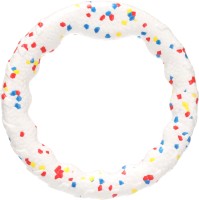 Flamingo Zabawka dla psa ring Kona biały unoszący się na wodzie