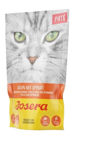 JOSERA Karma mokra dla kota Paté Kurczak ze szpinakiem 85 g