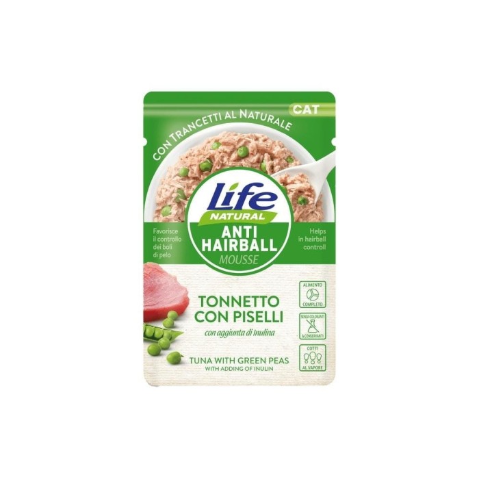LIFE CAT Mokra karma dla kota tuńczyk z groszkiem 70 g