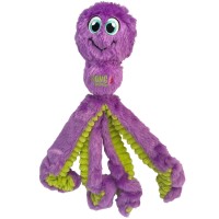 KONG® Zabawka dla psa  Wubba™ Octopus. Pluszowa ośmiornica doskonale sprawdzi się do aportowania. Odstające elementy ułatwiają przenoszenie oraz przechwytywanie. Minimalne wypełnienie. Z piszczałką_5