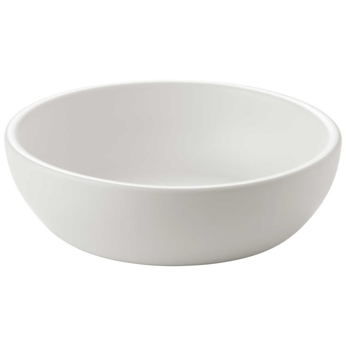 Hunter Miska ceramiczna dla kota Ovada biała. Miska na jedzenie lub picie wykonana z wytrzymałej ceramiki.  Antypoślizgowa silikonowa obręcz na podstawie