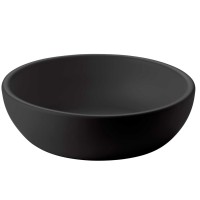 Hunter Miska ceramiczna dla kota Ovada czarna. Miska na jedzenie lub picie wykonana z wytrzymałej ceramiki.  Antypoślizgowa silikonowa obręcz na podstawie