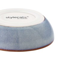 Hunter Miska ceramiczna dla kota Braga. Miska na karmę lub wodę, wykonana z wytrzymałej ceramiki. Zmieniająca się gra kolorów sprawia, że każda miska jest wyjątkowa. Antypoślizgowa silikonowa krawędź na spodzie_2