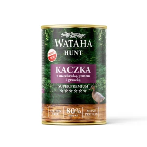 Wataha Hunt Mono Protein 80% Adult Mokra karma dla psa - Kaczka z Prosem 400 g