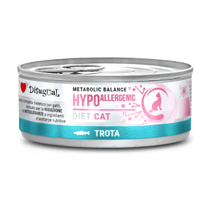 Disugual Karma mokra dla kota Weterynaryjna HYPOALLERGENIC Pstrąg 85 g