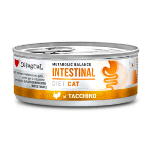 Disugual Karma mokra dla kota Weterynaryjna INTESTINAL Indyk  85 g