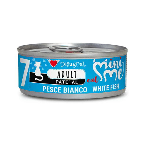 Disugual Karma mokra dla kota MINI-ME 07 Biała ryba 85 g