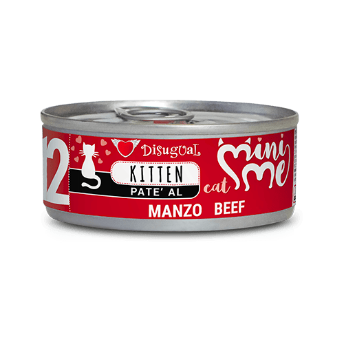 Disugual Karma mokra dla kociąt MINI-ME 12 Wołowina 85 g