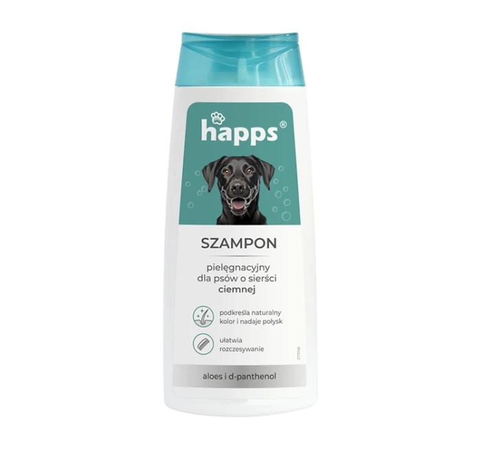 HAPPS – szampon pielęgnacyjny dla psów o sierści ciemnej  200 ml