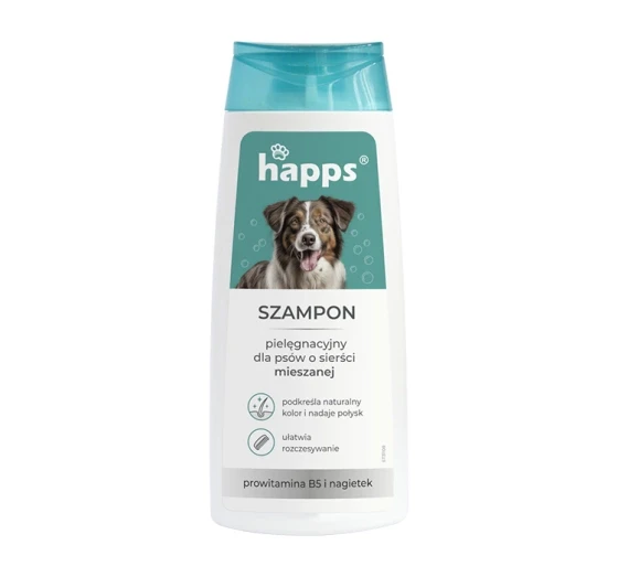 HAPPS – szampon pielęgnacyjny dla psów o sierści  mieszanej 200 ml