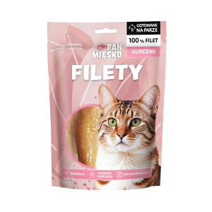 Pan Mięsko Przysmak dla kota Filety Kurczak (dorosły) 100 g 