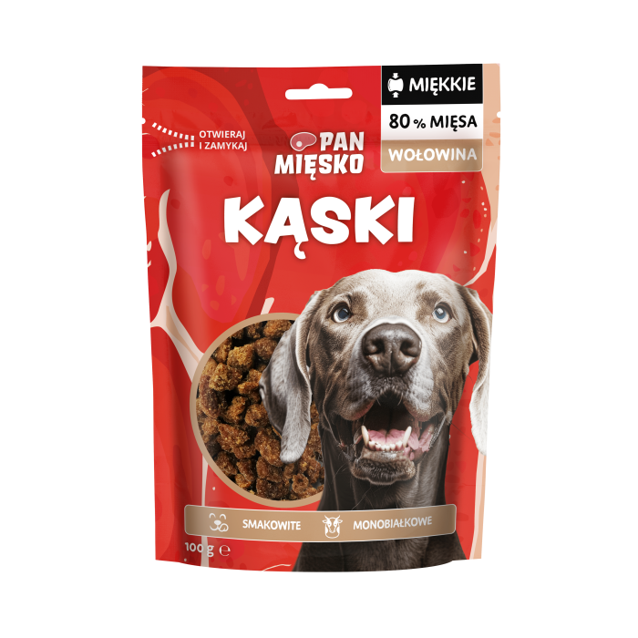 Pan Mięsko Przysmak dla psa Kąski Wołowina (dorosły) 100 g
