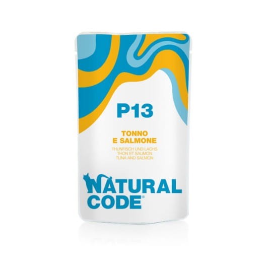 Natural Code Mokra karma dla kota P13 tuńczyk z łososiem 70 g