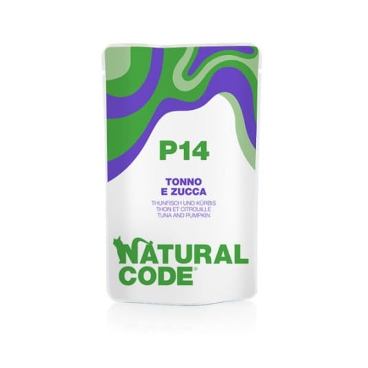Natural Code Mokra karma dla kota P14 tuńczyk z dynią  70 g