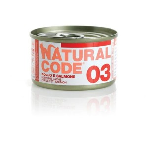 Natural Code Mokra karma dla kota 03 kurczak łosoś 85 g