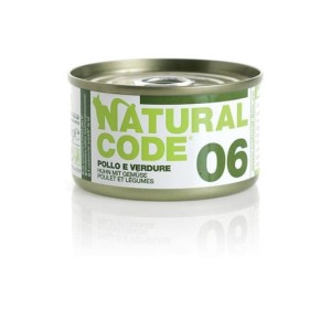 Natural Code Mokra karma dla kota 06 kurczak z warzywami  85 g