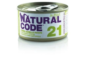 Natural Code Mokra karma dla kota 21 galaretka tuńczyk jagnięcina ziemniaki 85 g