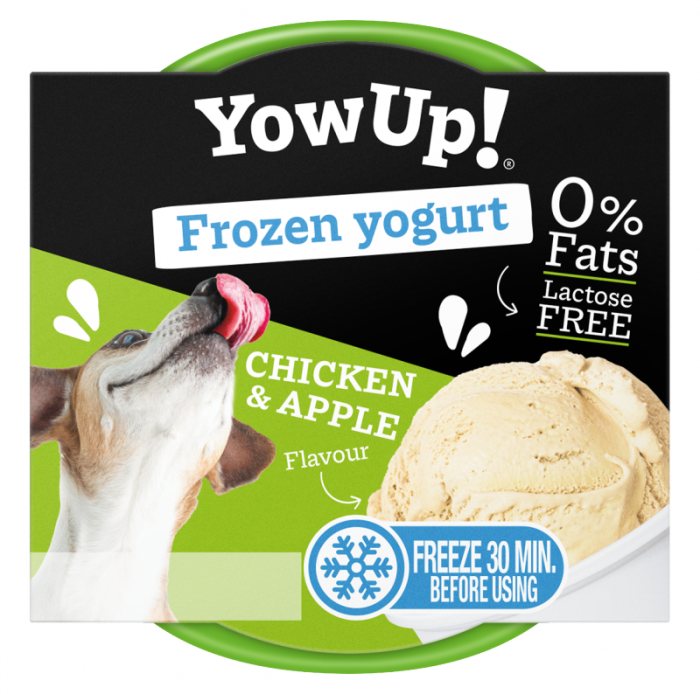 YOW UP! Chicken & Apple FROZEN YOGURT Jogurt do mrożenia dla psa o aromacie kurczaka i jabłka 110 g